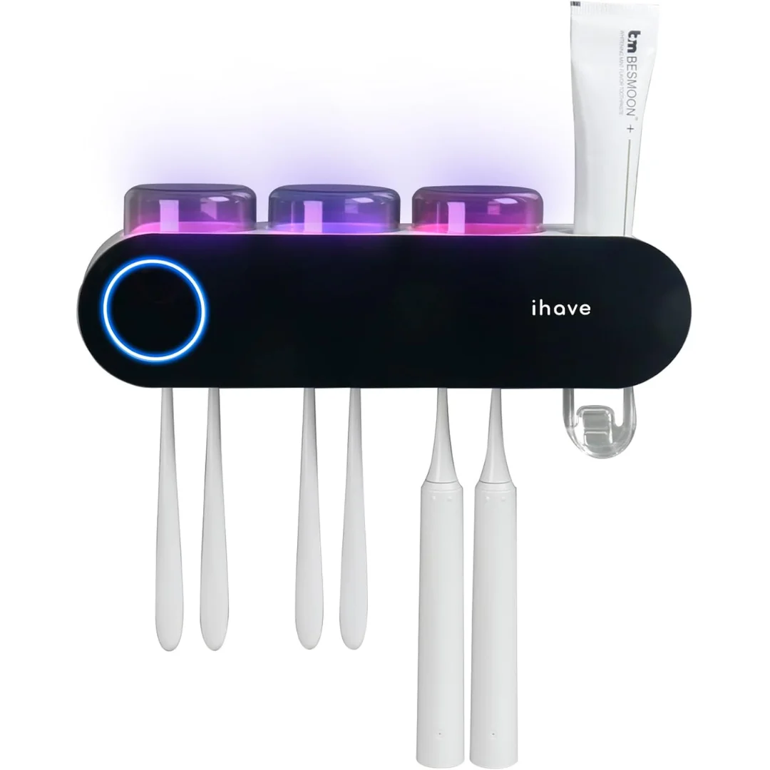 Toothbrush Holders For Bathrooms With Toothpaste Dispenser Toothbrush Holders for Bathrooms with Toothpaste Dispenser